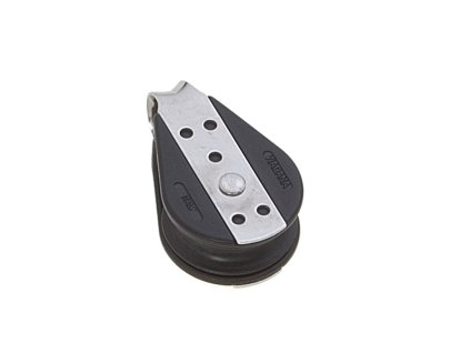 Jednoduchá kladka značky Viadana s třmenem s kuličkovým ložiskem pro lana max. 10 mm