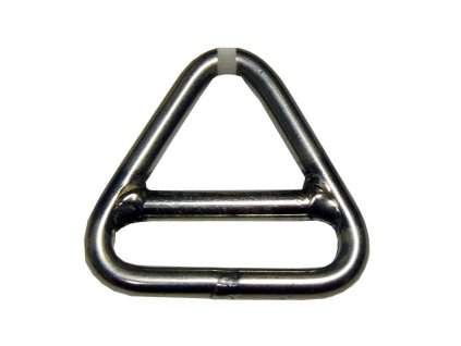 Triangl s uzdičkou na kurtu (Provedení pr.materiálu 8 mm, vnitřní pr.trianglu 50 mm)