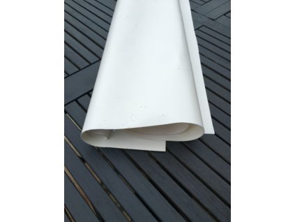 PVC materiál na opravu člunů, barva bílá