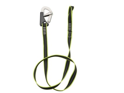 Jednoduchý harnessový úvaz Plastimo s nerezovou karabinou, délka 1,5 m