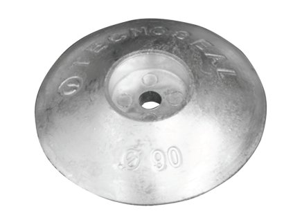 Zinková anoda na kormidlo, průměr 90 mm