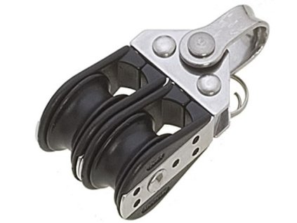 1731 1 dvojita kladka viadana se seklem s kulickovym loziskem pro lana max 10 mm