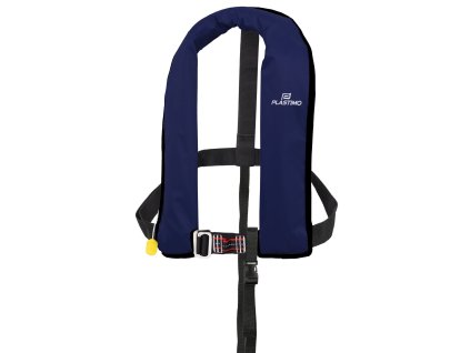 Automatická samonafukovací vesta Plastimo Neo Navy 165 s přípravou pro harness a pásem mezi nohy