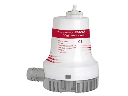 Ponorné čerpadlo Osculati Europump II 800 GPH s výkonem 51 l/min