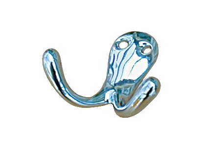 1782 1 dvojity hacek z pochromovane mosazi