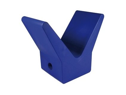 18141 pridovy doraz z gumy v modrem provedeni s uhlem 75