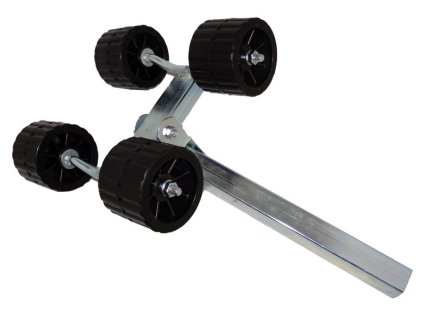 18234 kyvna trupova operka se 4 rolnami o 100 mm na zvysene ose pro jekl 40 mm