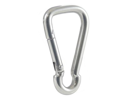 široká nerezová karabina