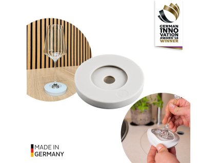 Gumový adaptér Silwy® s integrovaným magnetem pro běžné skleničky