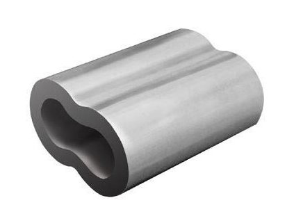 Hliníková objímka na lanko (Průměr 6 mm)