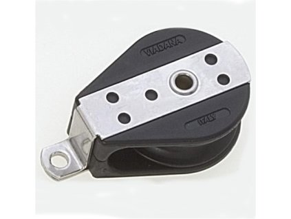 2877 1 jednoducha kladka znacky viadana s bocnim uchytem s kulickovym loziskem pro lana max 10 mm