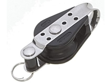 2880 1 jednoducha kladka znacky viadana s trmenem a zavesem s kulickovym loziskem pro lana max 10 mm