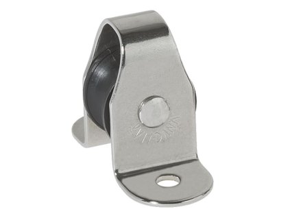 2934 1 jednoducha micro kladka viadana stojata s dvema uchyty do 10 mm