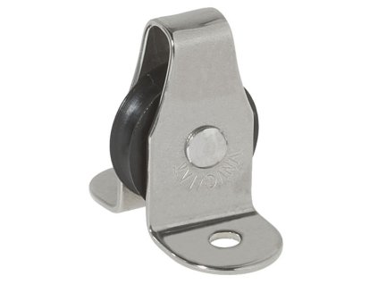 2937 1 jednoducha micro kladka viadana stojata s dvema uchyty do 5 mm