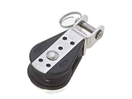 2949 1 jednoducha mini kladka viadana s plochym seklem pro lana 6 mm prumer 22 mm