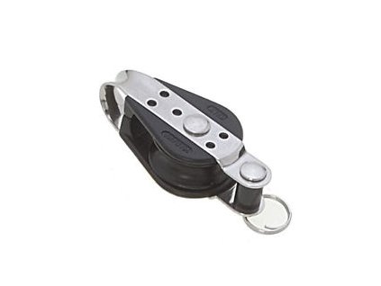 2955 1 jednoducha mini kladka viadana s trmenem a zavesem pro lana 6 mm prumer 22 mm