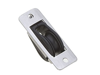 2997 1 jednoducha vnitrni mini kladka znacky viadana s dvema bocnimi uchyty pro lana 8 mm prumer 28 mm