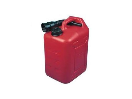 Kanystr na pohonné hmoty včetně nálevky, 4 velikosti v objemu 5 - 22 l (Objem 5 litrů)