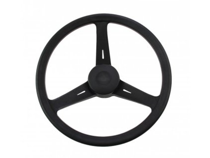 3282 1 klasicky cerny volant z polypropylenu o prumeru 350 mm