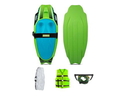 3321 1 kneeboard jobe slash lime green v setu