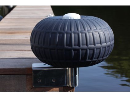 3342 2 koleckovy fendr majoni navy modry pro ochranu lodi a mol prumer 300 mm