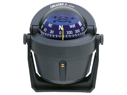 Kompas Ritchie Explorer B-51 s montážním otočným obloukem, barva šedá, barva rosety modrá