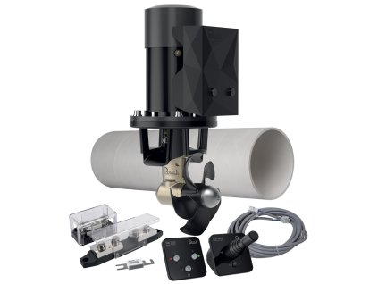 Kompletní sada příďového motoru Quick BTQ 185-55 (Provedení joystick, kabel 12 m, pojistka, držák pojistky, bez tunelu)