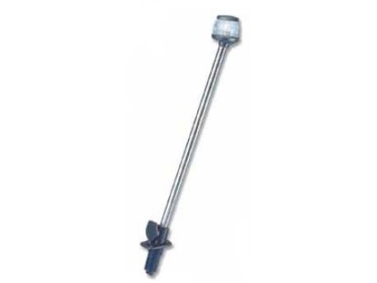 3828 1 kotevni pozicni bile svetlo 360 na nerezove tyci na bajonet v cernem provedeni delka 60 cm