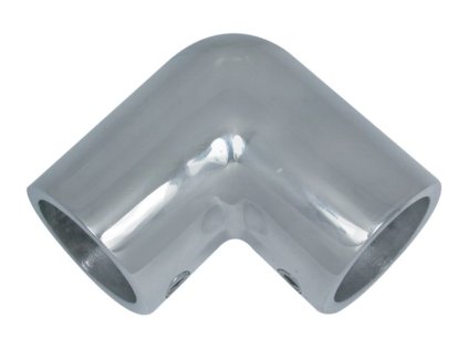 Kovaný nerezový roh 90° pro trubku 25 mm