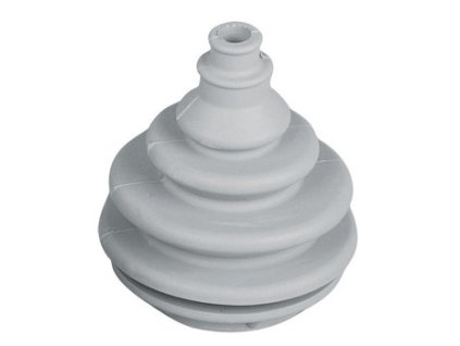 Malá černá průchodka kabelu, vnitřní průměr 50 mm
