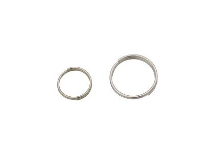Nerezová dvojitá kruhová závlačka, průměr 16 - 22 mm (Velikost průměr 22 mm - tloušťka 2x1,25 mm)