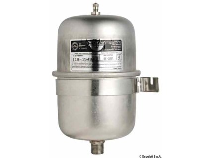 Nerezová expanzní nádrž, objem 1 nebo 2 l (Objem 1 l)