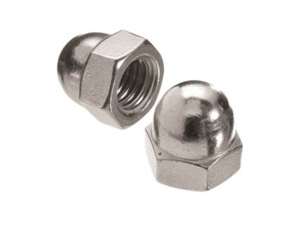 6150 1 nerezova kloboukova matice din 1587 m3 kvalita a4 baleni 4 ks