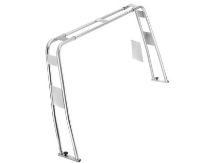 Nerezová nastavitelná rampa pro pevné lodě, výška 125 cm (Provedení šíře 160 - 230 cm, průměr trubek 40 mm)