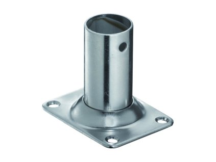 Nerezová přímá základna 90°, průměr trubky 22 a 25 mm (Provedení 25 mm)