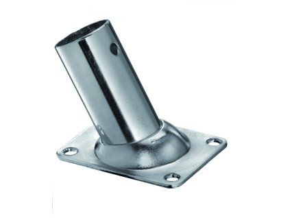 Nerezová šikmá základna 60°, průměr trubky 22 a 25 mm (Provedení 25 mm)