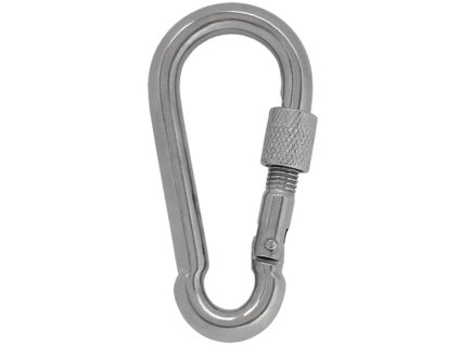 Nerezová šroubovací karabina, průměr 6 mm - 10 mm (Velikost průměr 10 mm - délka 100 mm)