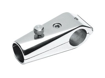 6528 1 nerezova zakladna pro tyc vlajky na zabradli o prumeru 25 mm