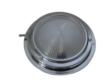 Nerezové LED stropní svítidlo s vestavěným spínačem, průměr 110, 140 a 175 mm (Průměr 175 mm)