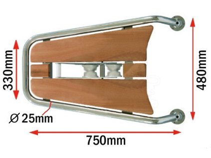 6795 1 nerezovy celen s teakem dolphin striker s nastavitelnou dvojitou vzperou a rolnou pro kotvu