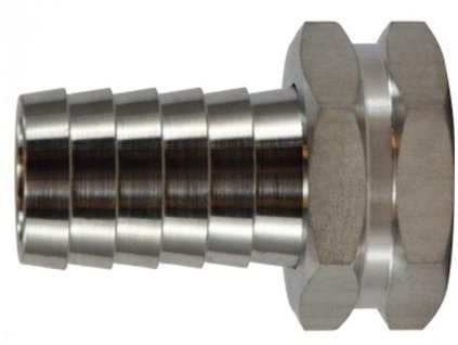 Nerezový hadičník s vnitřním závitem 1" pro hadici 25 mm