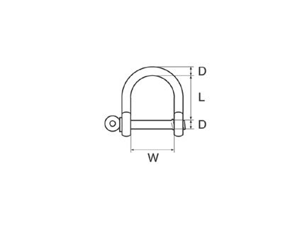 7437 nerezovy siroky kovany d sekl se sroubovacim cepem 8 mm