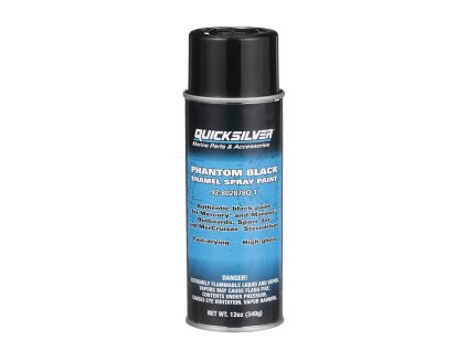 Černá barva pro závěsné motory Mercury a Z-náhony Mercruiser Quicksilver Phantom Black