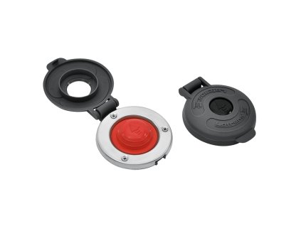 Nožní spínač Lofrans ke kotevnímu vrátku UP a DOWN v černošedém provedení s nerezovou základnou