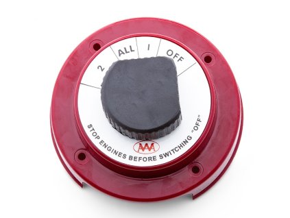 Odpojovač baterie pro 2 baterie, max. 360 A