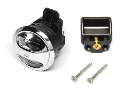 8727 1 otocny zapadkovy zamek v chromovanem provedeni