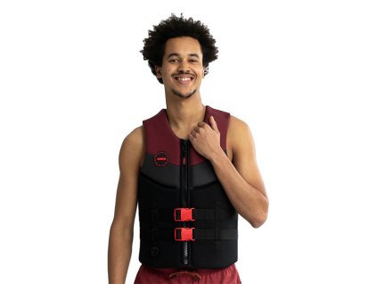 Pánská neoprenová vesta Jobe Neoprene Vest Men Burgundy Red (Velikost XL+)