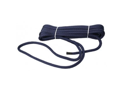9324 1 pevne vyvazovaci lano pes se zapletenym okem v navy modre prumer 18 mm delka 15 m
