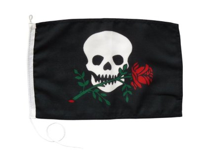9363 1 piratska vlajka s ruzi