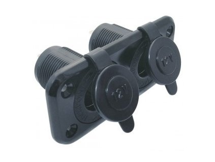9390 1 plastova dvojita usb a zasuvka a 12 v zasuvka na zabudovani